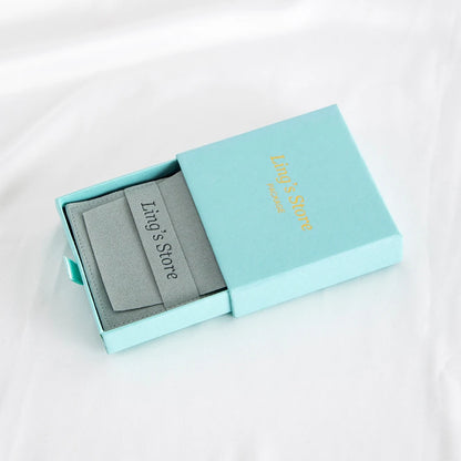 24Sets Personalized Custom Logo Jewelry Gift Box with High Quailty Microfiber Velvet Envelope Bag Rings Earrings Organizer Pouch