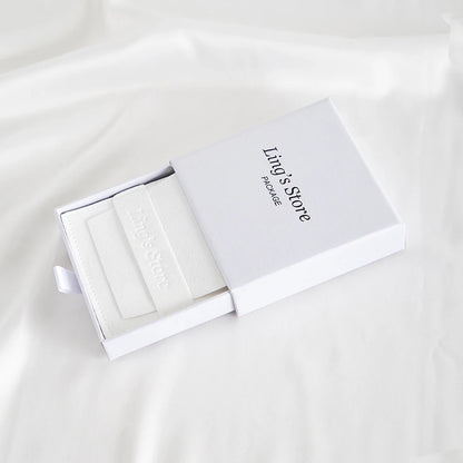 24Sets Personalized Custom Logo Jewelry Gift Box with High Quailty Microfiber Velvet Envelope Bag Rings Earrings Organizer Pouch